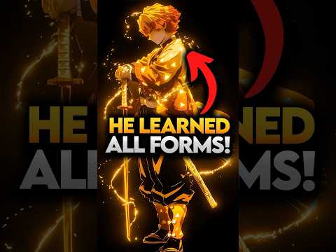 Zenitsu can Learn all forms of Thunder Breathing! Demon Slayer Explained#demonslayer #shorts