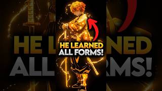 Zenitsu can Learn all forms of Thunder Breathing! Demon Slayer Explained#demonslayer #shorts