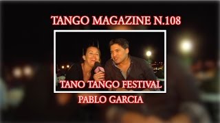 Tango Magazine - Tano tango Festival-Pablo Garcia