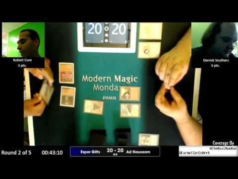 Modern Magic Mondays 8/8 Round 2 Esper Gifts vs Ad Nauseam