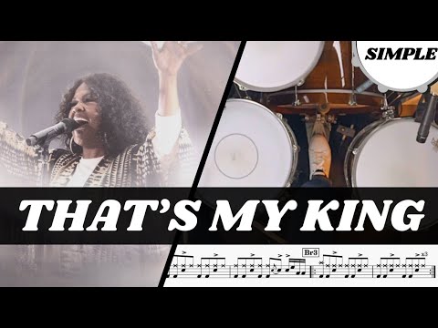 That's My King by CeCe Winans - Simple Drums w/Notation