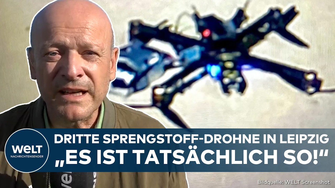 LEIPZIG: Sprengstoff-Alarm wegen Drohne! Neue Details! Behörden ändern die Taktik