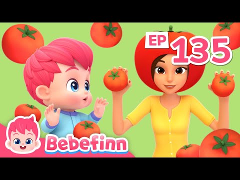 Hola, I'm Tomato 🍅ㅣEP135ㅣTomato Song for KidsㅣBebefinn Nursery Rhymes