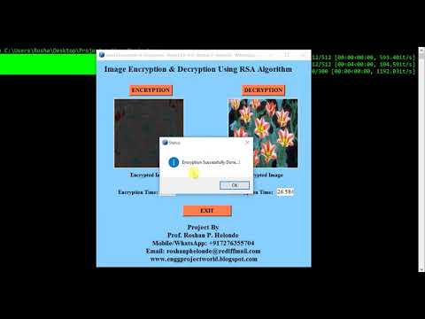 Rsa Image Encryption And Decryption With Source Code Final Year Python Project