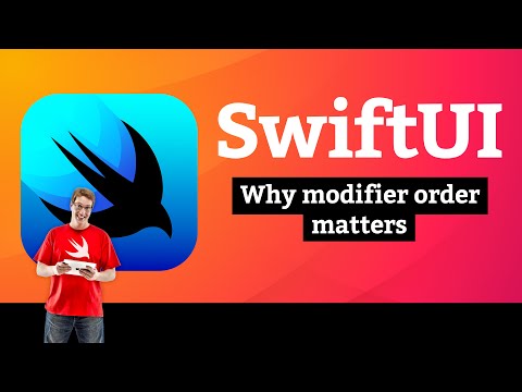 Why modifier order matters – Views and Modifiers SwiftUI Tutorial 3/10 thumbnail