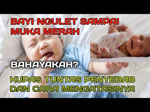 baby swallows red face || 1 month baby likes to snuggle until his face is red