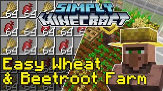 Easy Wheat & Beetroot Crop Farm Tutorial  Simp