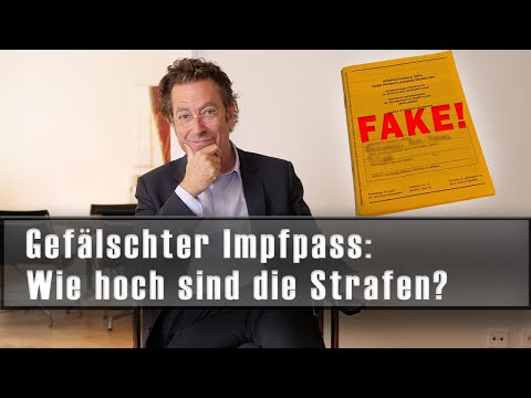 Gefälschte Impfässe: Wie hoch sind die Strafen in den Strafprozessen?