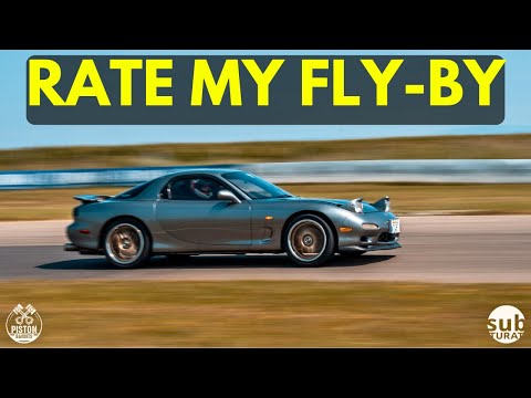 500 Horsepower Mazda RX-7 Fly-By WOT RAW SOUND