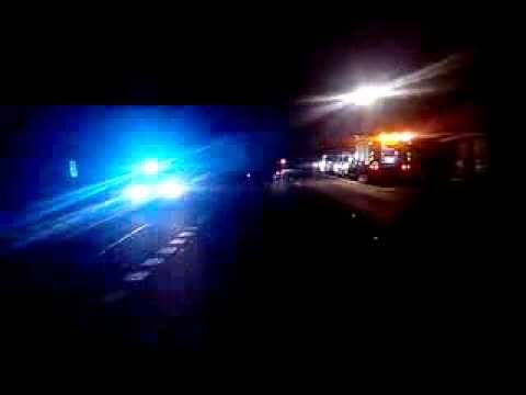 Nákladní auto vs. chodec - Nehoda na R7 13.9.2013