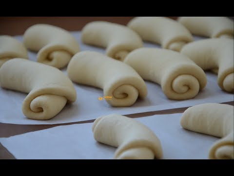 Pekarske Kifle Recept Bakery Buns Rolls - Sašina kuhinja