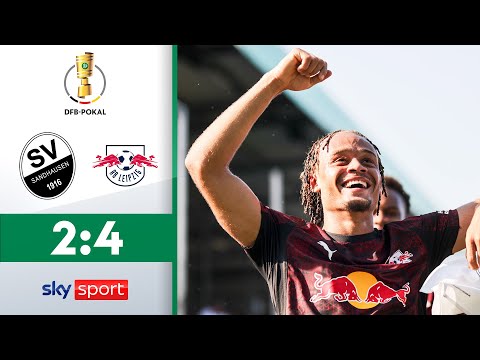 Xavi setzt Schlusspunkt in rasanter Partie! | SV Sandhausen - RB Leipzig | Highlights | DFB Pokal