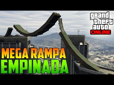 MEGA RAMPA EMPINADA!! + Final Forzoso!! - Gameplay GTA 5 Online Funny Moments