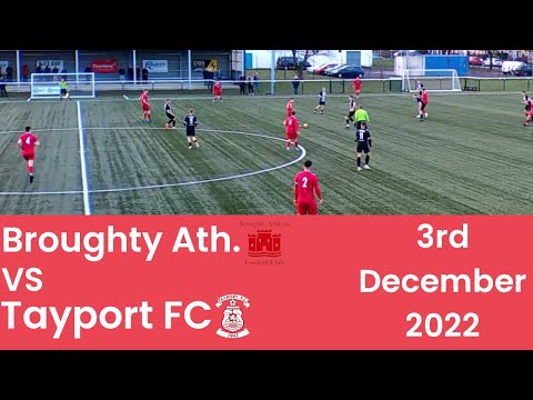 Broughty Athletic vs Tayport FC - 03/12/22 - Highlights