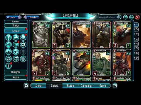 Horus Heresy Legions: Farith Redloss Deck Building and Replays == TOP50