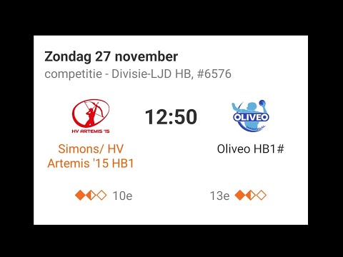 Simons/ HV Artemis '15 HB1 - Oliveo HB1#