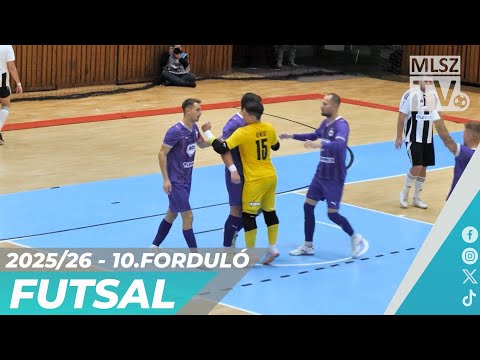 PTE-PEAC – Újpest FC | 2-4 | Férfi Futsal NB I | 10. forduló | MLSZTV