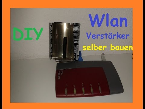 Build / make your own WiFi amplifier from a box - Repeater W Lan signal improve antenna amplify