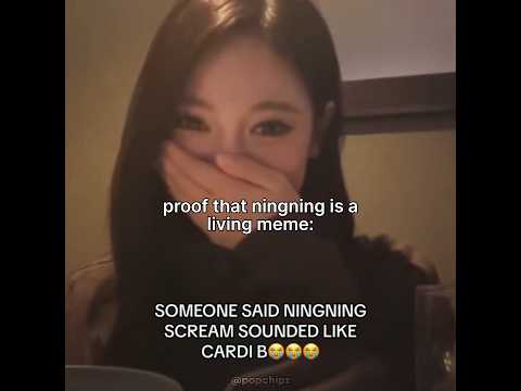 Proof that ningning is a living meme #ningning #aespa #kpop #kpopmeme #fyp #fypジ #shorts