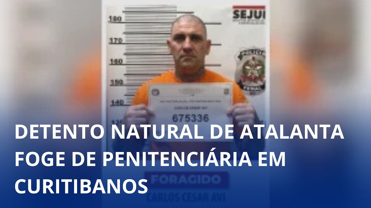 Detento natural de Atalanta foge de penitenciária em Curitibanos