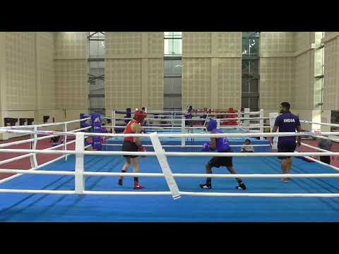 sparing with MC mery Kom