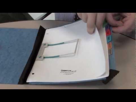 Part of a video titled Colortrieve's Readi-Clip® Fastener - YouTube