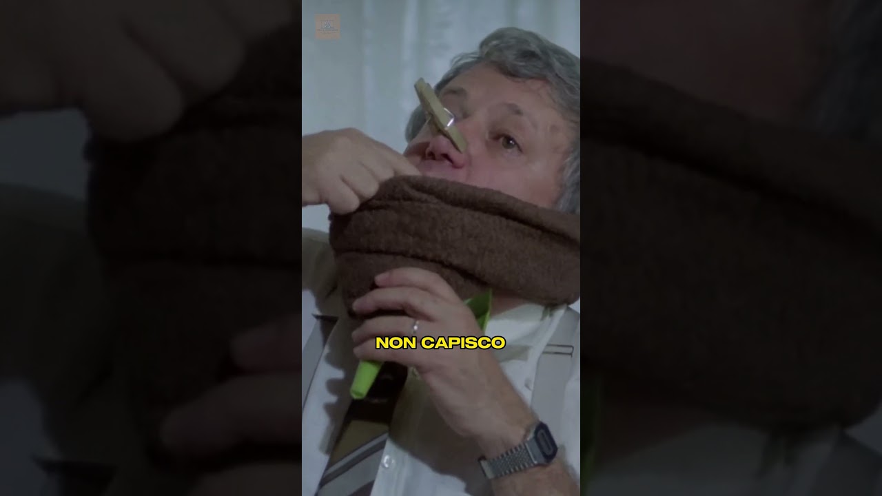 Do I do a Swedish accent? 😂 Paolo Villaggio and Gigi Reder iconic scene from Fantozzi vs. All 😂