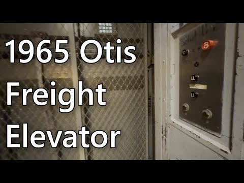 Vintage 1965 Otis Hydraulic Freight Elevator #2 at Plymouth Meeting Mall - Plymouth Meeting, PA