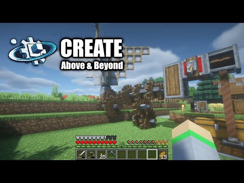 Create: Above and Beyond E10 - Aufzug + Höhle graben -
