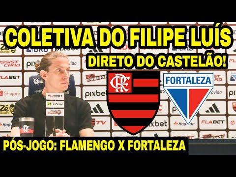 PÓS-JOGO: COLETIVA DO FILIPE LUÍS AO VIVO APÓS FLAMENGO 0 X 1 FORTALEZA DIRETO DA ARENA CASTELÃO!