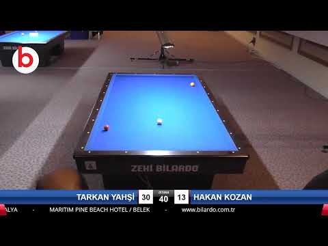 TARKAN YAHŞİ & HAKAN KOZAN Bilardo Maçı - 2020 TK 1.ETAP ANTALYA-5.ÖN ELEME