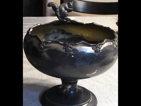 Piece Spotlight - Beacon Silver Co Quadruple Plate Figural Nut Bowl
