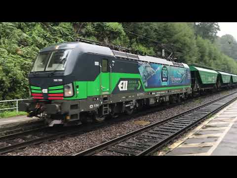 Zugverkehr/Trains at Königstein and Schmilke 03.08.20