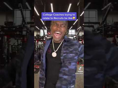 College Coaches trying to relate to recruits be like🤣🤣 #texastech #dontavius #thaddboii #cju #ifl