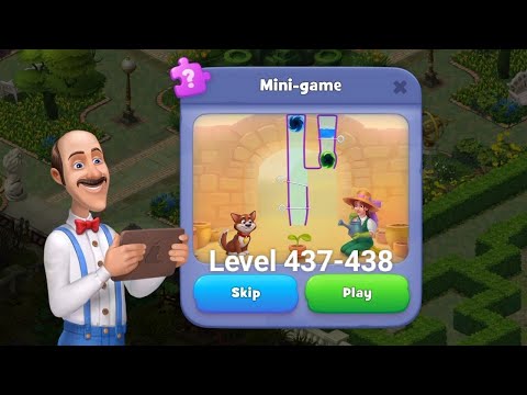 Gameplay Gardenscapes Level 437-438