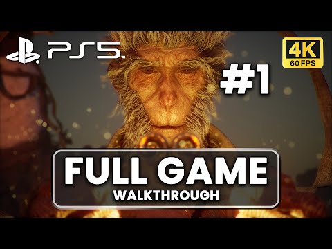 Black Myth Wukong - PS5 Slim Gameplay Walkthrough FULL GAME STORY [4K HDR 60FPS] PART #1