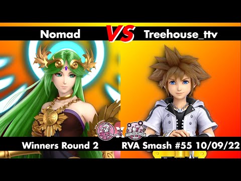 RVA Smash #55: Nomad (Palutena) vs Treehouse_ttv (Sora) - Winners R2 - Super Smash Ultimate SSBU