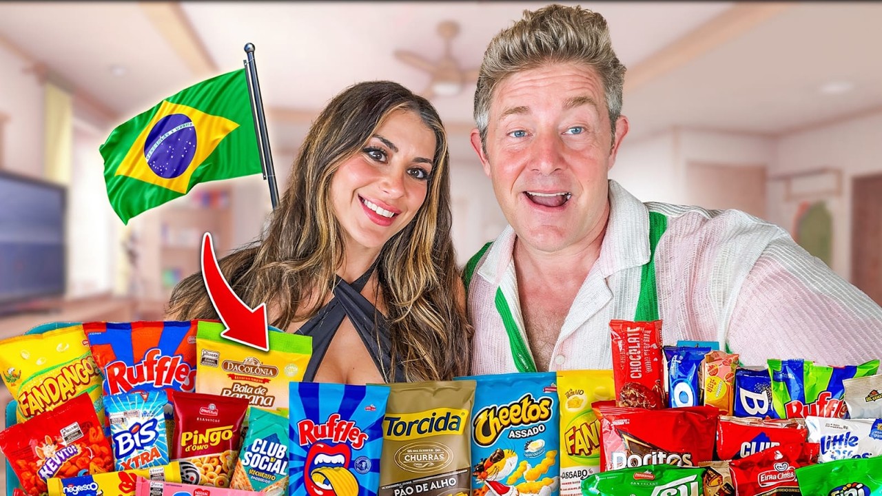 Trying Brazilian Snacks