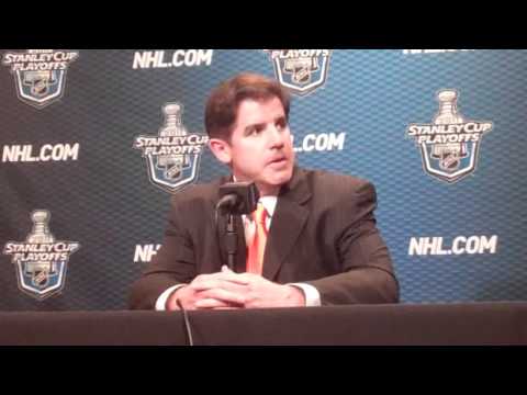 May 2 2011 Peter Laviolette Philadelphia Flyers NHL Boston Bruins.flv