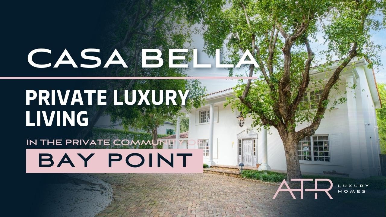 Inside an Exclusive Home in the most secluded GATED community in Bay Point Miami