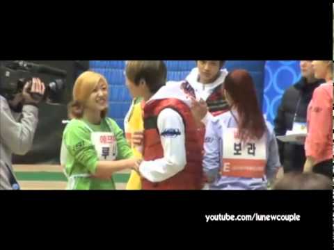 [fancam] f(x) Luna wants SHINEE Onew's Chips [LUNEW | 온룬]