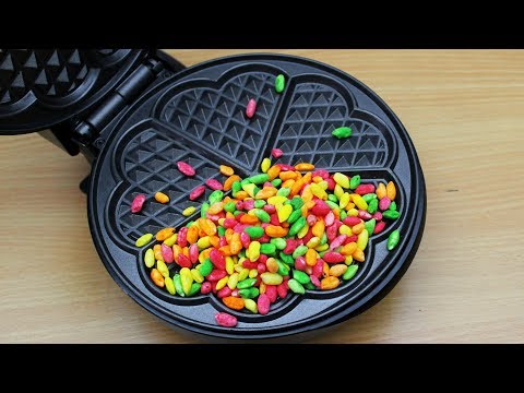 EXPERIMENT WAFFLE IRON vs RAINBOW RICE
