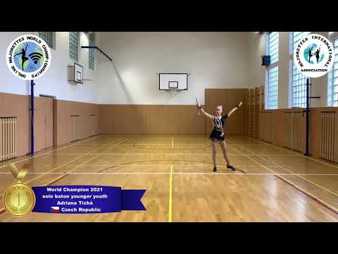 solo baton younger youth - World Champion - Adriana Tichá