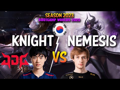 JDG Knight vs Nemesis - Knight ORIANNA vs Nemesis SYNDRA Mid - Patch 13.21 KR Ranked