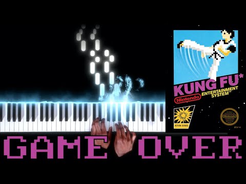 Kung Fu (NES) - Game Over - Piano|Synthesia Video