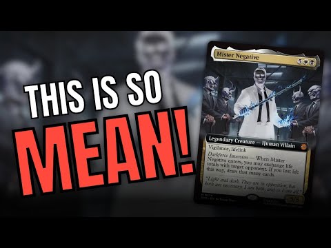 Mister Negative Turns Commander UPSIDE DOWN