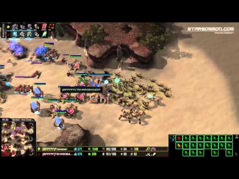 Franscar (z) vs tehredbandit (p) - Starbow game