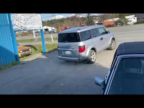 Chase’s Honda Element After the Catalytic Converter Got Cut Off