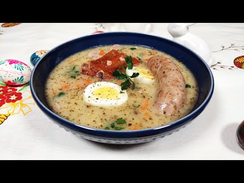 Pyszny Żurek na Bogato z Żeberkami, Boczkiem i Białą Kiełbasą Palce Lizać