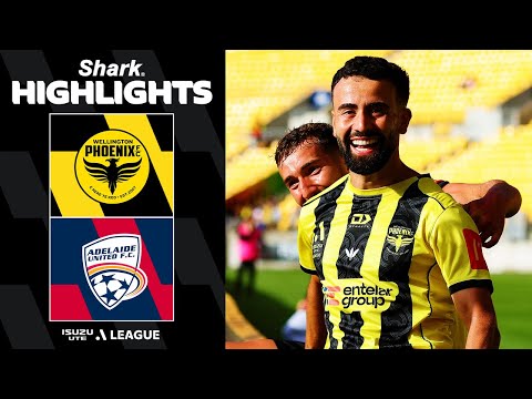 Wellington Phoenix v Adelaide United | SHARK HIGHLIGHTS | Isuzu UTE A-League 2025-26 | Round 6